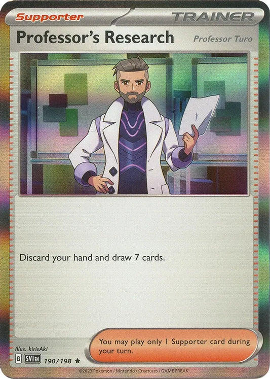 Professor's Research [190/198] - Scarlet & Violet Base Set