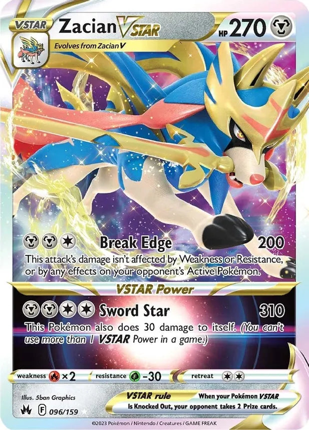 Zacian VSTAR [096/159] - Crown Zenith